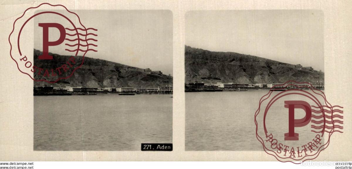 Antique Photography: YEMEN. ADEN - ESTEREOSCOPICA - ST&Eacute;R&Eacute;OSCOPIQUE - STEREOSCOPIC