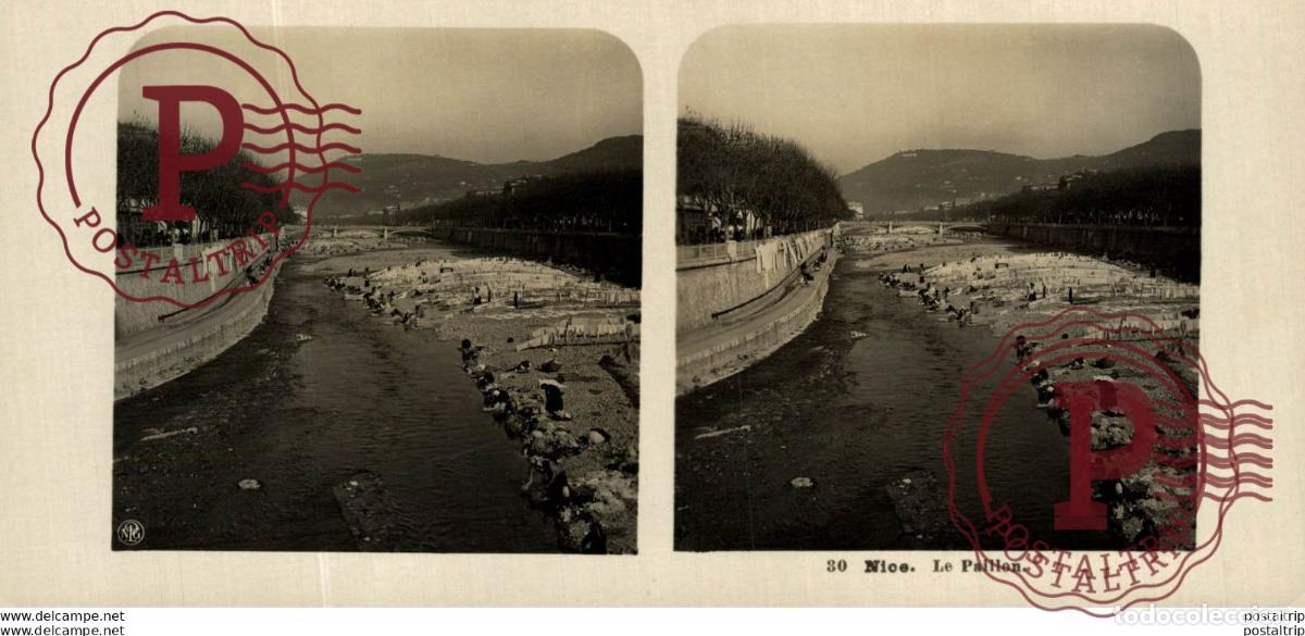 Antique Photography: FRANCIA FRANCE.NICE. LE PAILLON - ESTEREOSCOPICA - ST&Eacute;R&Eacute;OSCOPIQUE - STEREOSCOPIC