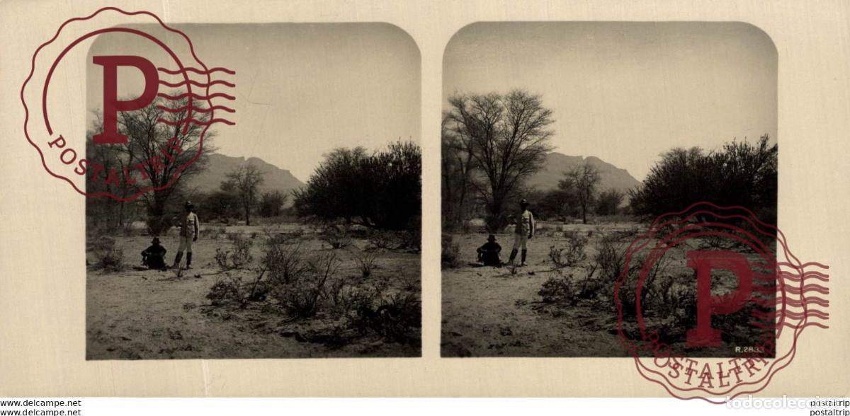 Fotografia antica: SUD WEST AFRIKA IN THE ERONGO MOUNTAINS - ESTEREOSCOPICA - ST&Eacute;R&Eacute;OSCOPIQUE - STEREOSCOPIC