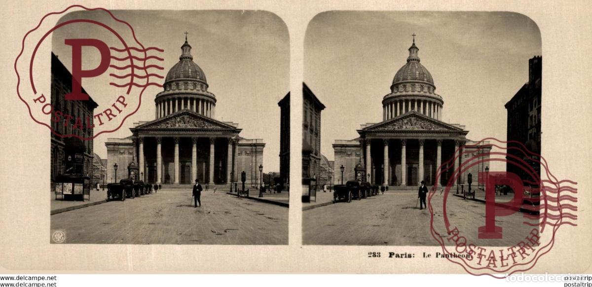 Fotograf&iacute;a antigua: FRANCIA FRANCE. PARIS. LE PANTHEON -ESTEREOSCOPICA - ST&Eacute;R&Eacute;OSCOPIQUE - STEREOSCOPIC
