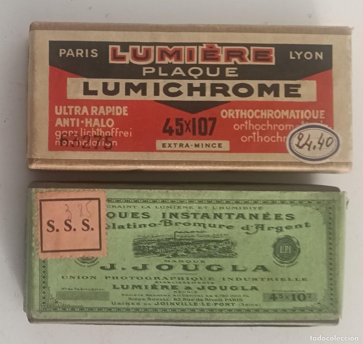 Fotograf&iacute;a antigua: CAJAS DE PLACAS ESTEREOSCOPICAS VIRGENES SIN ABRIR FORMATO 4.5 X 10.7 cm.