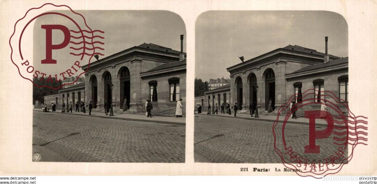 Fotografia antiga: FRANCIA FRANCE. PARIS. LA MORGUE. -ESTEREOSCOPICA - ST&Eacute;R&Eacute;OSCOPIQUE - STEREOSCOPIC