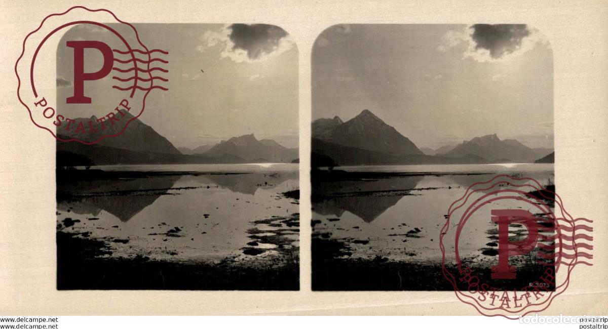 Fotografia antica: TUNEZ. AN EVENING AT THE LAKE OF THUNE. -ESTEREOSCOPICA - ST&Eacute;R&Eacute;OSCOPIQUE - STEREOSCOPIC