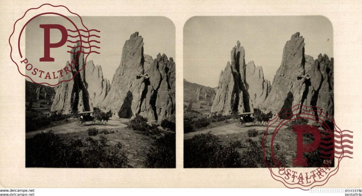 Alte Fotografie: A IDENTIFICAR. -ESTEREOSCOPICA - ST&Eacute;R&Eacute;OSCOPIQUE - STEREOSCOPIC