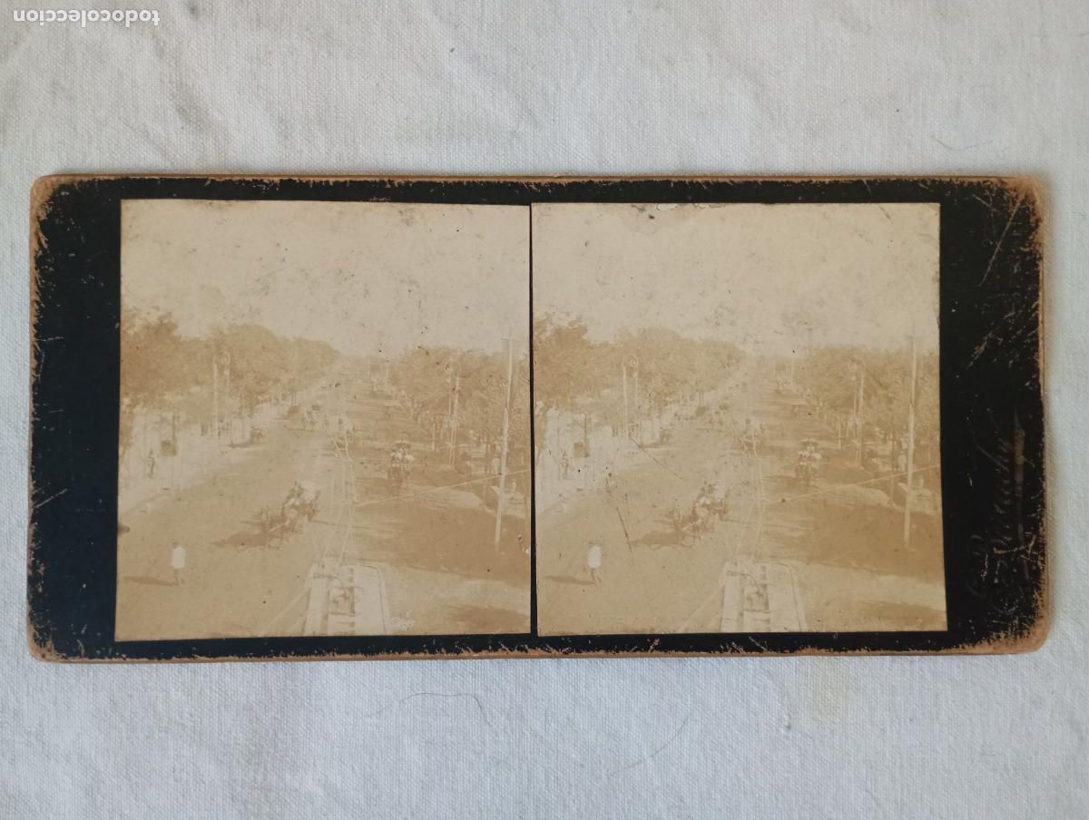Fotograf&iacute;a antigua: Fotograf&iacute;a estereosc&oacute;picas. E. Beauchy. Probablemente Sevilla.