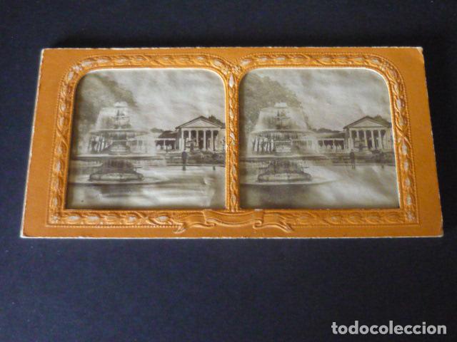 Fotografia antica: WIESBADEN ALEMANIA VISTA ESTEREOSCOPICA SIGLO XIX TIPO TISSUE
