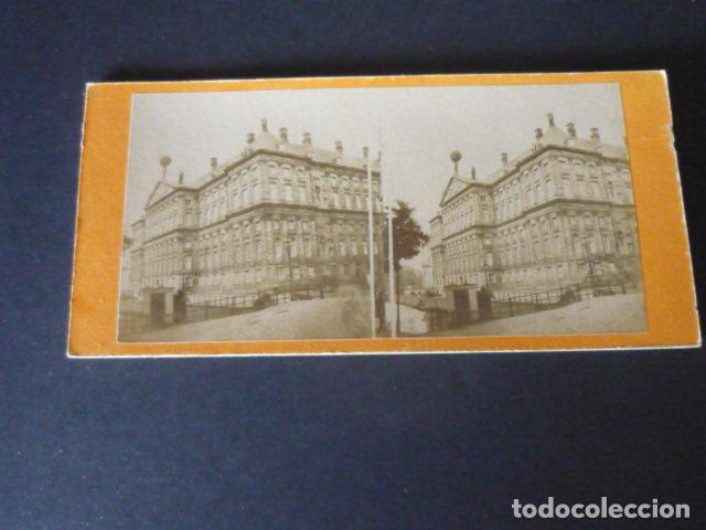 Fotografia antica: AMSTERDAM HOLANDA VISTA ESTEREOSCOPICA SIGLO XIX