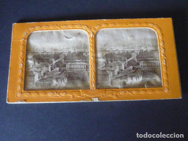 Fotografia antiga: PRAGA CHECOSLOVAQUIA VISTA ESTEREOSCOPICA SIGLO XIX TIPO TISSUE