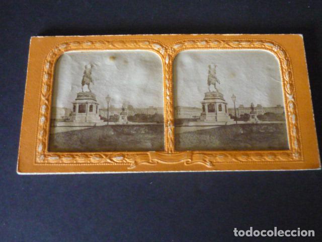 Fotografia antica: VIENA AUSTRIA VISTA ESTEREOSCOPICA SIGLO XIX TIPO TISSUE