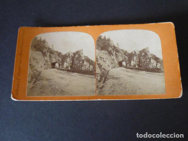 Fotografia antica: SAINT DIE DES VOSGES FRANCIA VISTA ESTEREOSCOPICA SIGLO XIX
