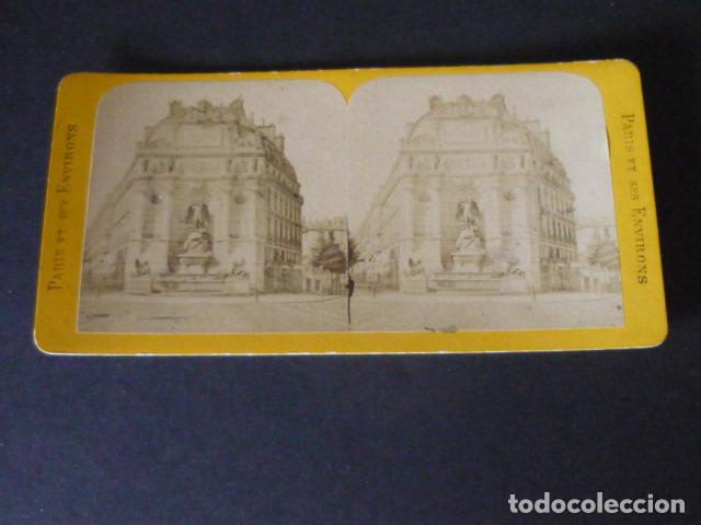 Fotografia antica: PARIS FRANCIA VISTA ESTEREOSCOPICA SIGLO XIX