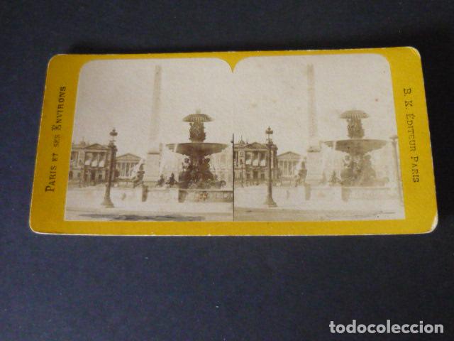 Fotografia antica: PARIS FRANCIA VISTA ESTEREOSCOPICA SIGLO XIX