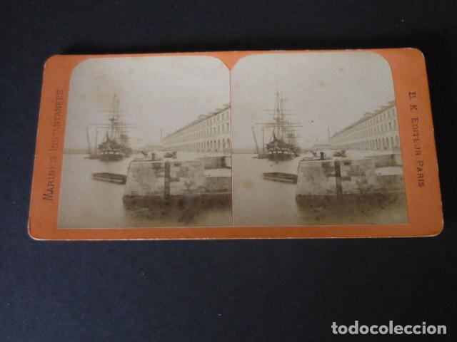 Antique Photography: NANTES FRANCIA VISTA ESTEREOSCOPICA SIGLO XIX