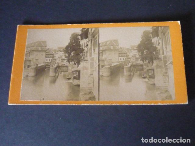 Fotografia antica: ESTRASBURGO FRANCIA VISTA ESTEREOSCOPICA SIGLO XIX