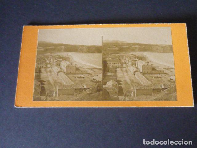 Fotografia antica: NEMOURS FRANCIA VISTA ESTEREOSCOPICA SIGLO XIX