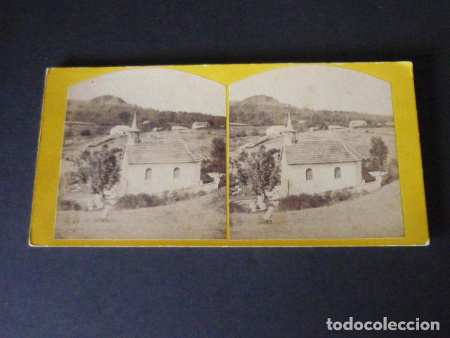 Fotografia antica: SAINT DIE DES VOSGES FRANCIA VISTA ESTEREOSCOPICA SIGLO XIX