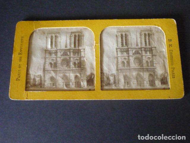Fotografia antica: PARIS FRANCIA VISTA ESTEREOSCOPICA SIGLO XIX TIPO TISSUE