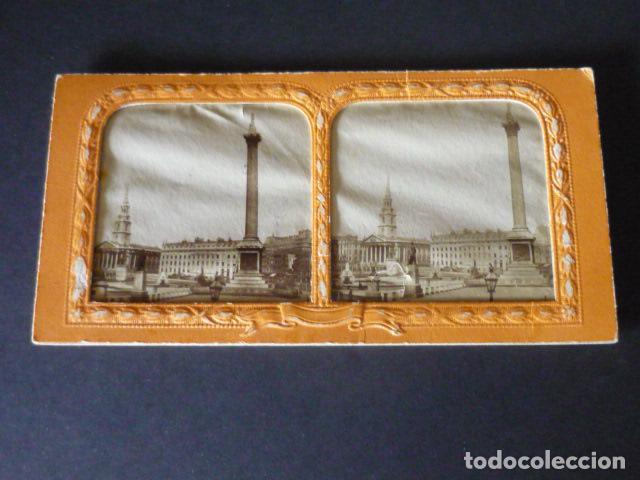 Fotografia antiga: LONDRES INGLATERRA VISTA ESTEREOSCOPICA SIGLO XIX TIPO TISSUE