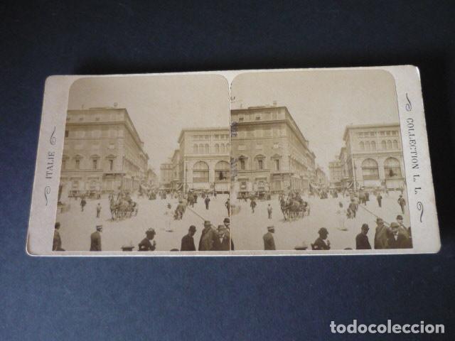 Fotograf&iacute;a antigua: ROMA ITALIA VISTA ESTEREOSCOPICA SIGLO XIX