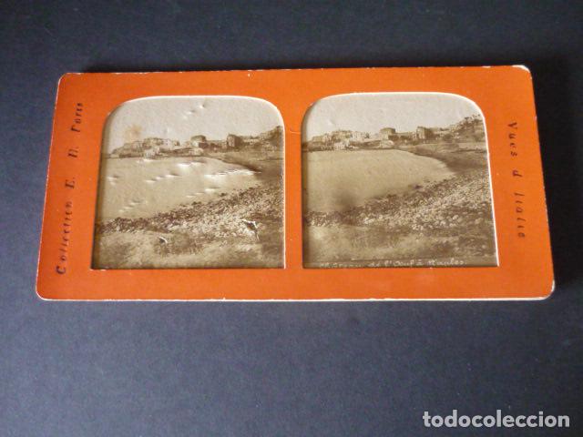 Fotograf&iacute;a antigua: NAPOLES ITALIA VISTA ESTEREOSCOPICA SIGLO XIX TIPO TISSUE