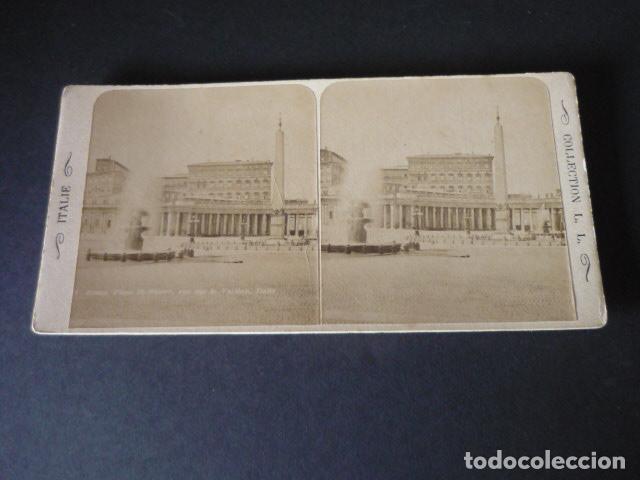 Photographie ancienne: ROMA VATICANO VISTA ESTEREOSCOPICA SIGLO XIX