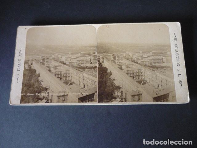 Photographie ancienne: ROMA VATICANO VISTA ESTEREOSCOPICA SIGLO XIX