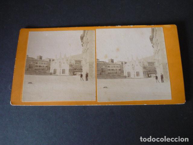 Photographie ancienne: PISA ITALIA VISTA ESTEREOSCOPICA SIGLO XIX