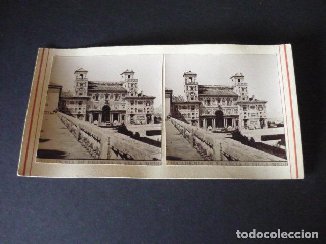 Photographie ancienne: ROMA ITALIA VISTA ESTEREOSCOPICA SIGLO XIX