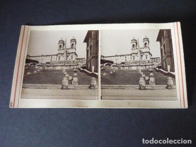 Photographie ancienne: ROMA ITALIA VISTA ESTEREOSCOPICA SIGLO XIX