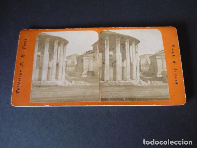 Photographie ancienne: ROMA ITALIA VISTA ESTEREOSCOPICA SIGLO XIX