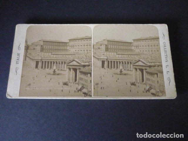 Photographie ancienne: ROMA ITALIA VISTA ESTEREOSCOPICA SIGLO XIX