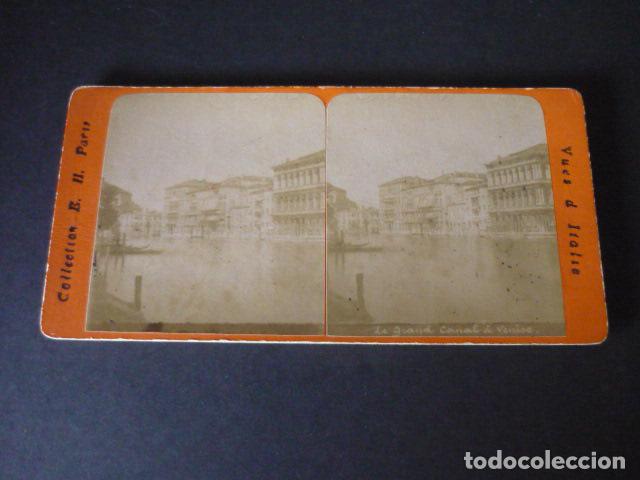Photographie ancienne: VENECIA ITALIA VISTA ESTEREOSCOPICA SIGLO XIX
