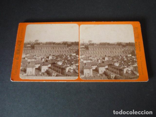 Fotografia antica: FLORENCIA ITALIA VISTA ESTEREOSCOPICA SIGLO XIX