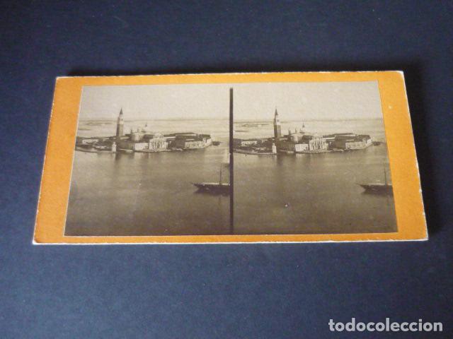Fotografia antica: VENECIA ITALIA VISTA ESTEREOSCOPICA SIGLO XIX