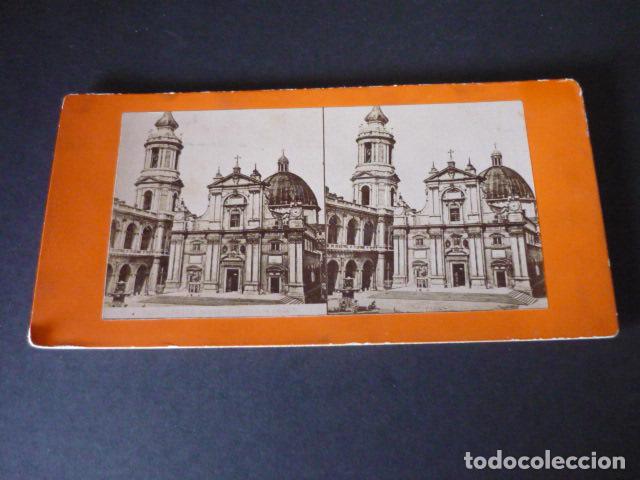 Fotografia antica: LORETO ITALIA VISTA ESTEREOSCOPICA SIGLO XIX