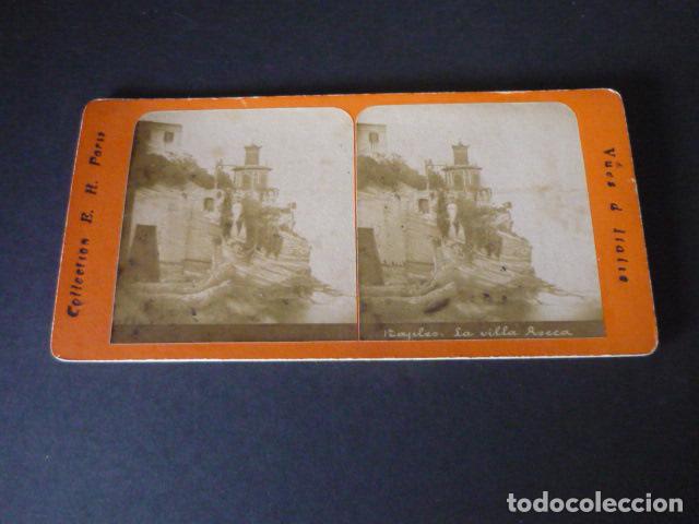 Fotografia antica: NAPOLES ITALIA VISTA ESTEREOSCOPICA SIGLO XIX