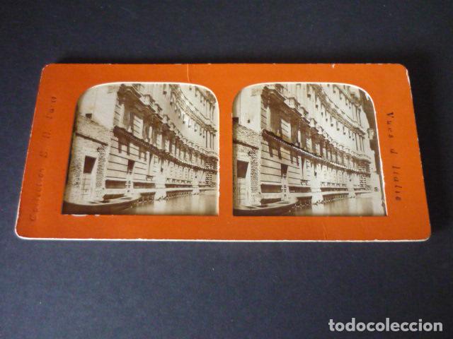 Fotografia antica: VENECIA ITALIA VISTA ESTEREOSCOPICA SIGLO XIX TIPO TISSUE