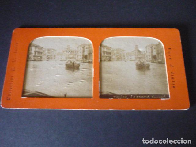 Fotografia antica: VENECIA ITALIA VISTA ESTEREOSCOPICA SIGLO XIX TIPO TISSUE