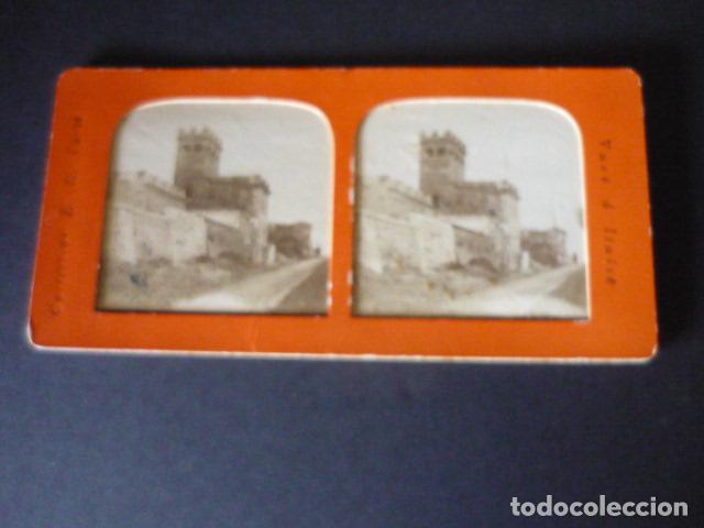 Fotografia antica: ROMA ITALIA VISTA ESTEREOSCOPICA SIGLO XIX TIPO TISSUE