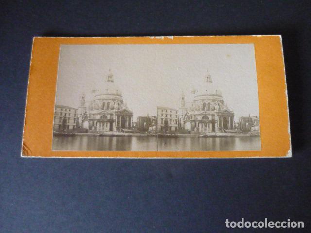 Fotografia antica: VENECIA ITALIA VISTA ESTEREOSCOPICA SIGLO XIX