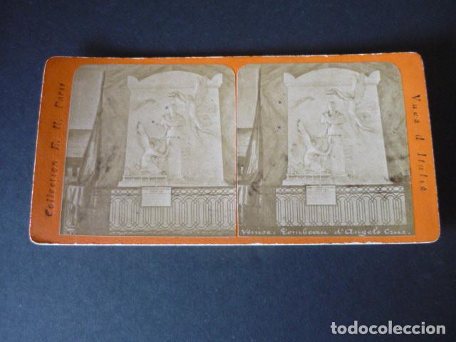 Photographie ancienne: VENECIA ITALIA VISTA ESTEREOSCOPICA SIGLO XIX