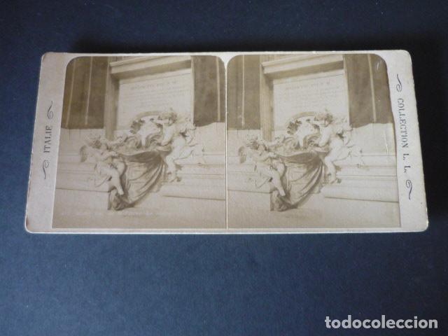 Photographie ancienne: ROMA ITALIA VISTA ESTEREOSCOPICA SIGLO XIX
