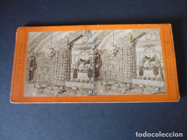 Photographie ancienne: ROMA ITALIA VISTA ESTEREOSCOPICA SIGLO XIX