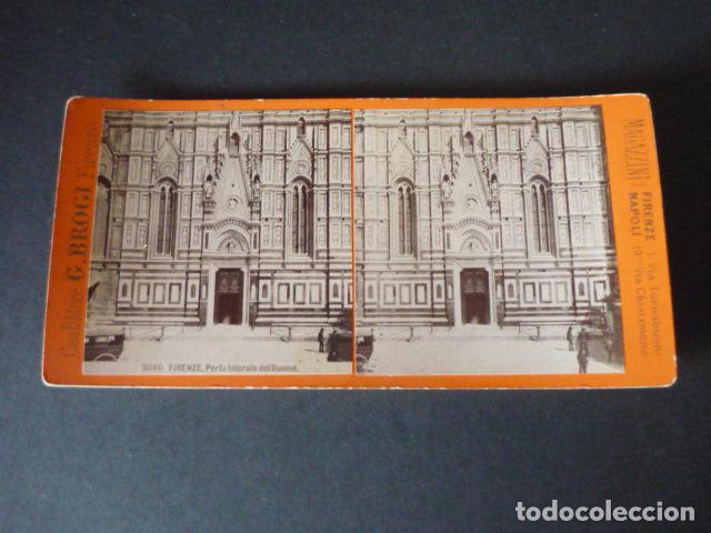 Photographie ancienne: FLORENCIA ITALIA VISTA ESTEREOSCOPICA SIGLO XIX