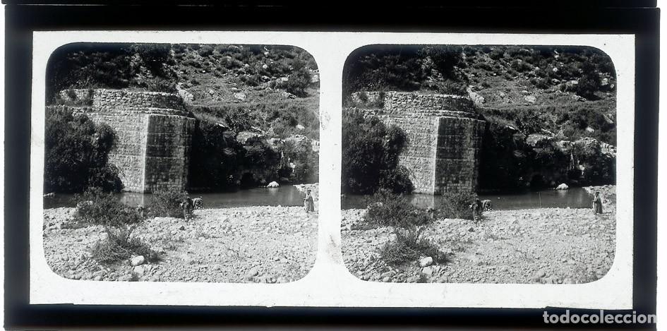 Fotografia antica: PALESTINA LOTE DE 10 ESTEREOSCOPICAS DE CRISTAL FORMATO 8.5 X 17 cm.