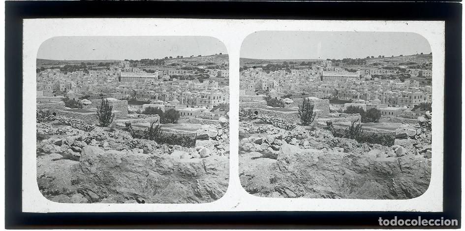 Fotografia antiga: PALESTINA LOTE DE 10 ESTEREOSCOPICAS DE CRISTAL FORMATO 8.5 X 17 cm.