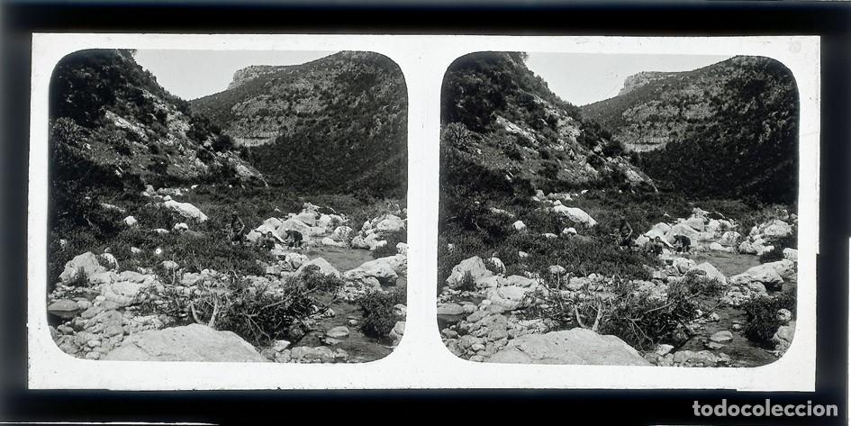 Fotografia antica: PALESTINA LOTE DE 10 ESTEREOSCOPICAS DE CRISTAL FORMATO 8.5 X 17 cm.