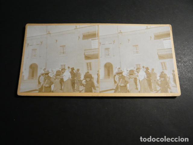 Fotograf&iacute;a antigua: GRANADA LOCALIDAD A IDENTIFICAR ESTEREOSCOPICA HACIA 1900 9 X 18 CM