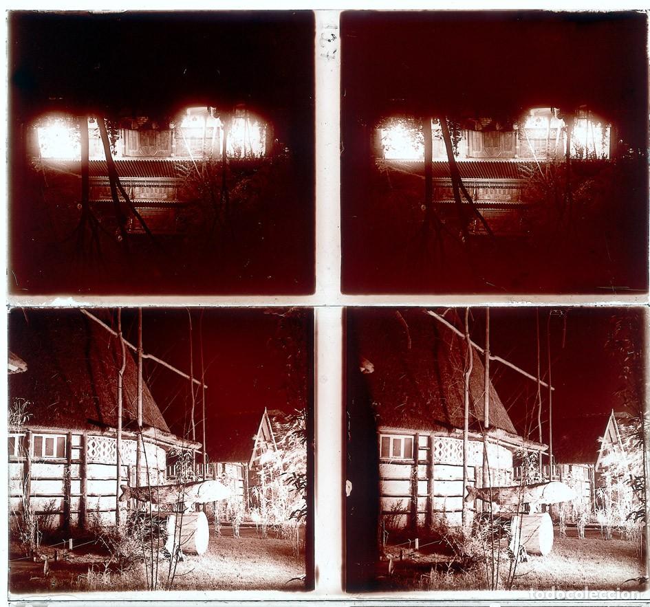 Fotograf&iacute;a antigua: FRANCIA EXPOSICION COLONIAL LOTE 16 POSITIVOS DE CRISTAL FORMATO 6 X 13 CM.