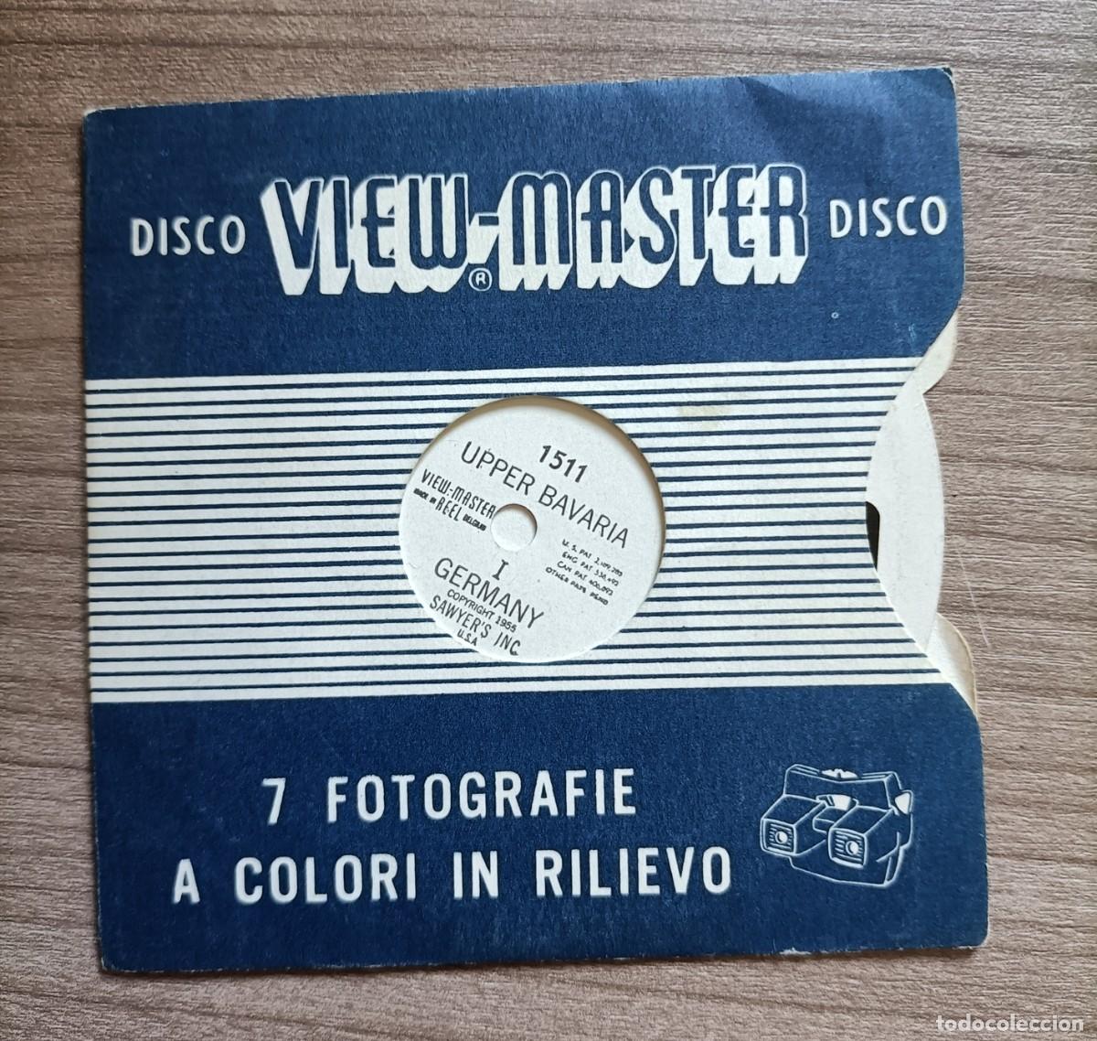 Fotograf&iacute;a antigua: antiguo disco fotografia diapositivas estereoscopicas - Alemania, Bavaria, View Master